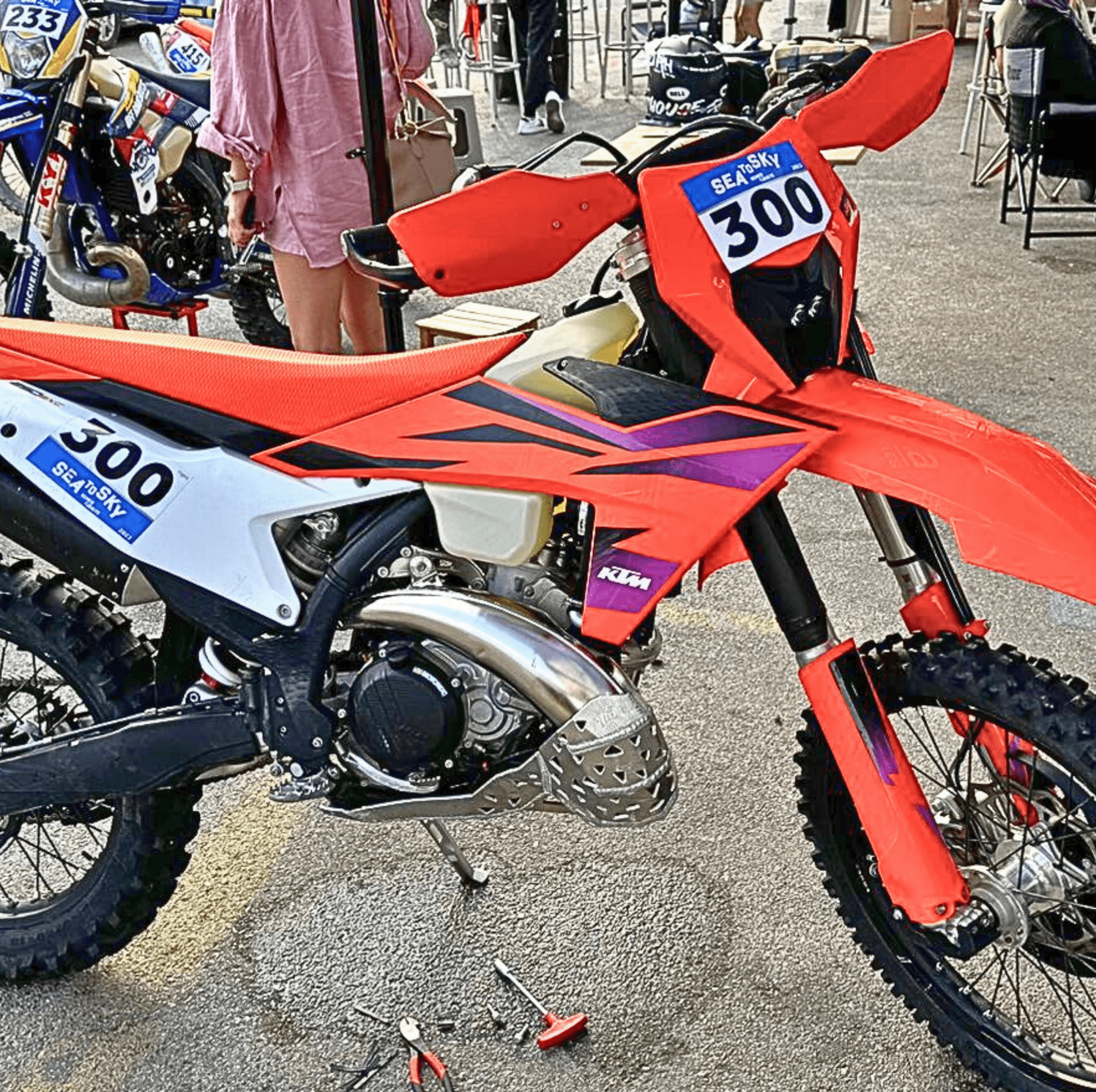 LED headlight owl for KTM Enduro EXC | Freeride | SuperMoto | 2008 - 2024