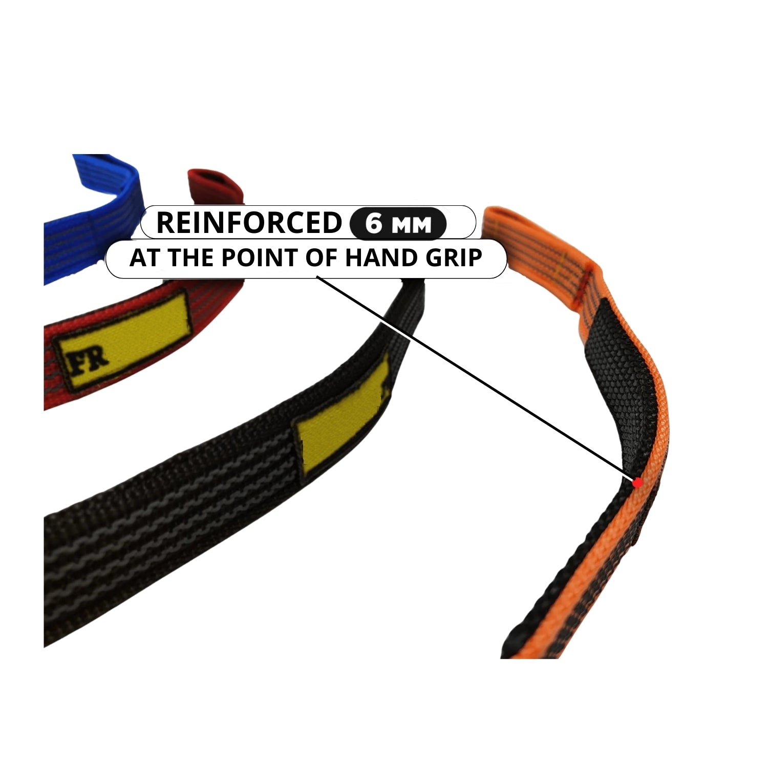 Reinforced strap (front)