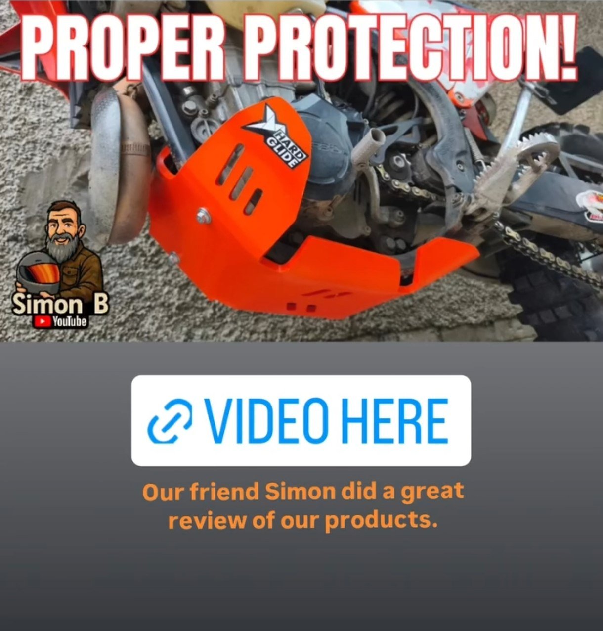 KTM EXC-F 500 SKID PLATE