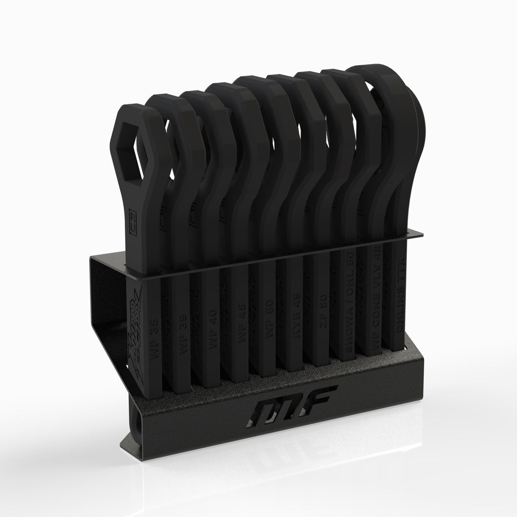 Juego de 10 llaves de horquilla para motocicleta anti-rayaduras para WP, Showa, KYB, Ohlins y ZF