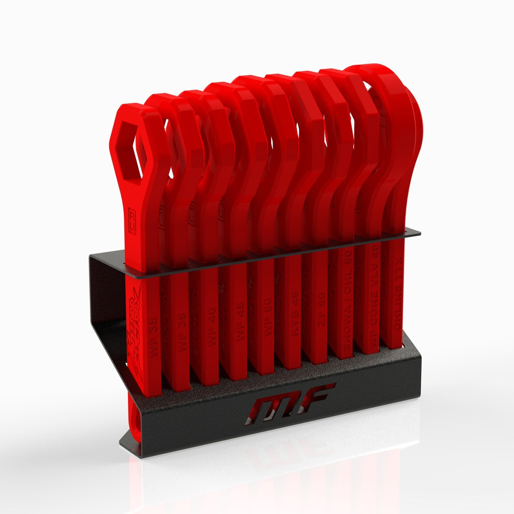 Juego de 10 llaves de horquilla para motocicleta anti-rayaduras para WP, Showa, KYB, Ohlins y ZF