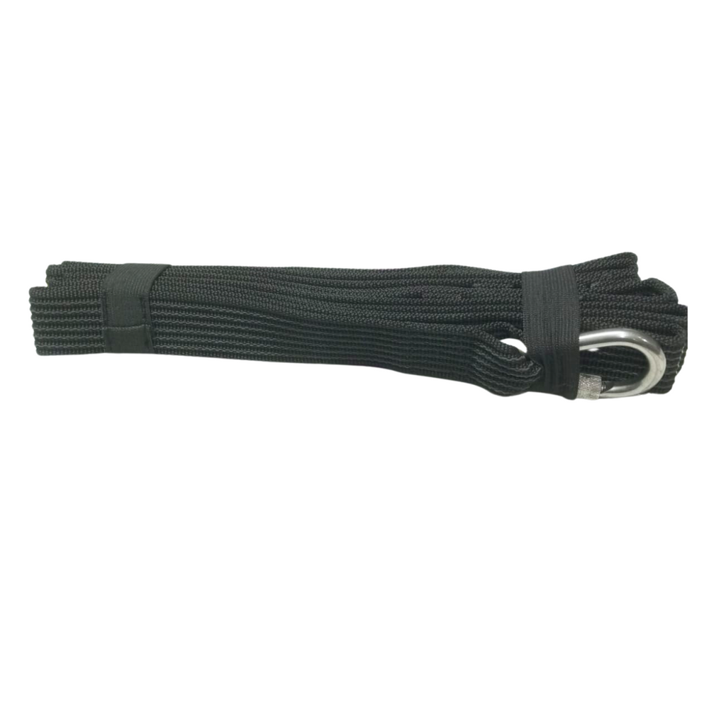 Reinforced sling for pulling a motorcycle