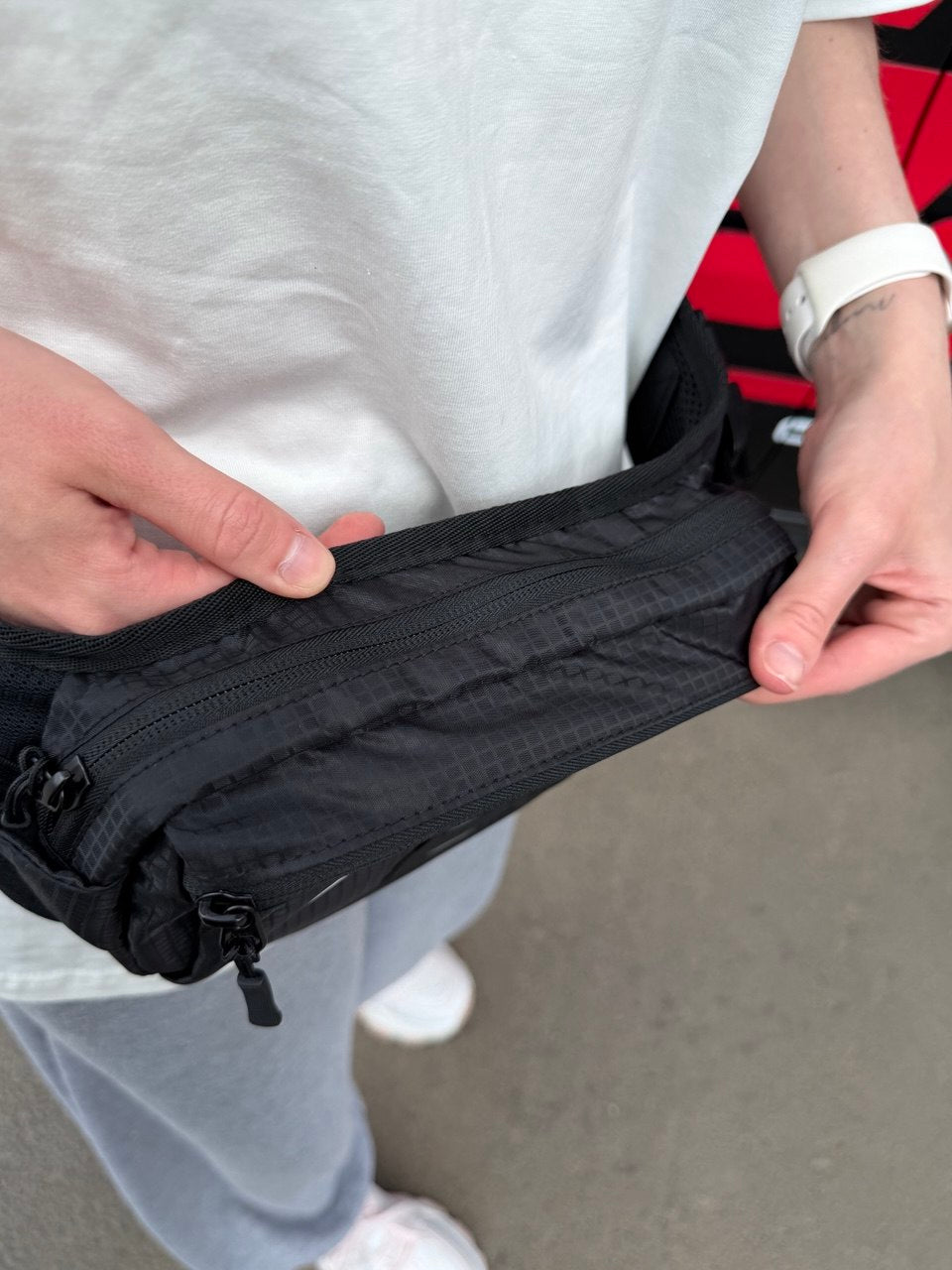 Compact Motorcycle Waist Bag | Adjustable Fanny Pack