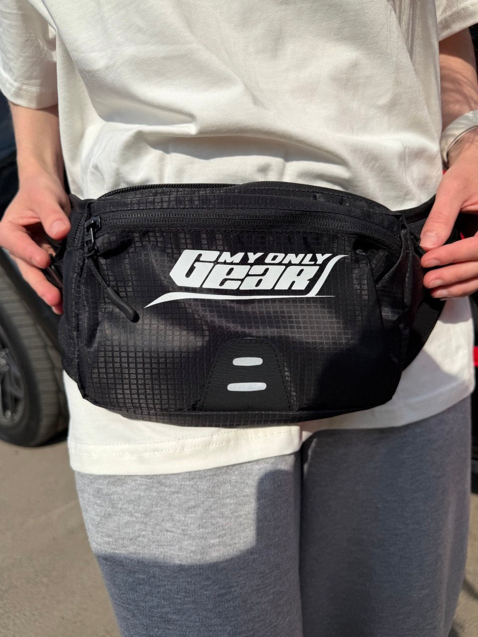 Compact Motorcycle Waist Bag | Adjustable Fanny Pack
