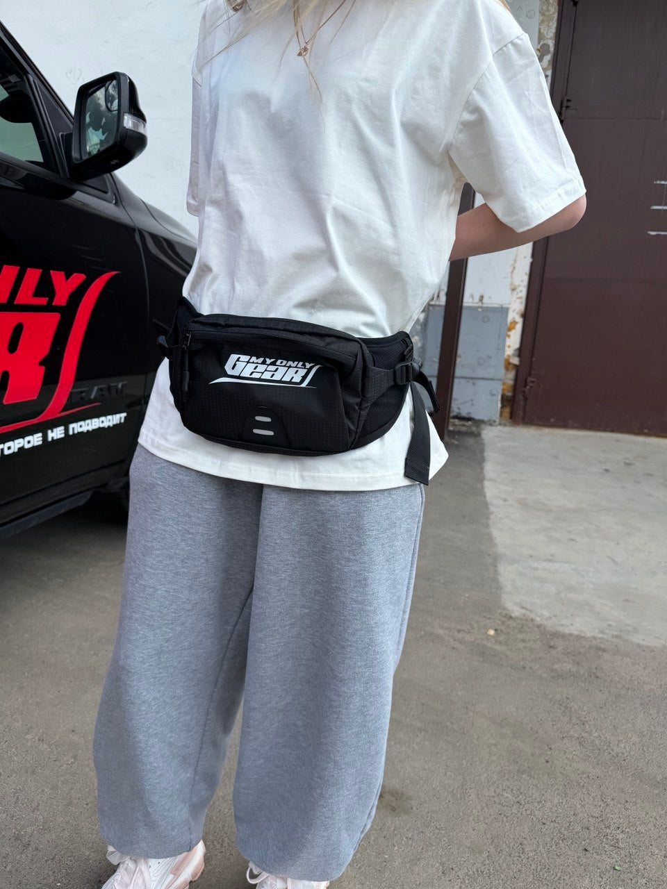 Compact Motorcycle Waist Bag | Adjustable Fanny Pack