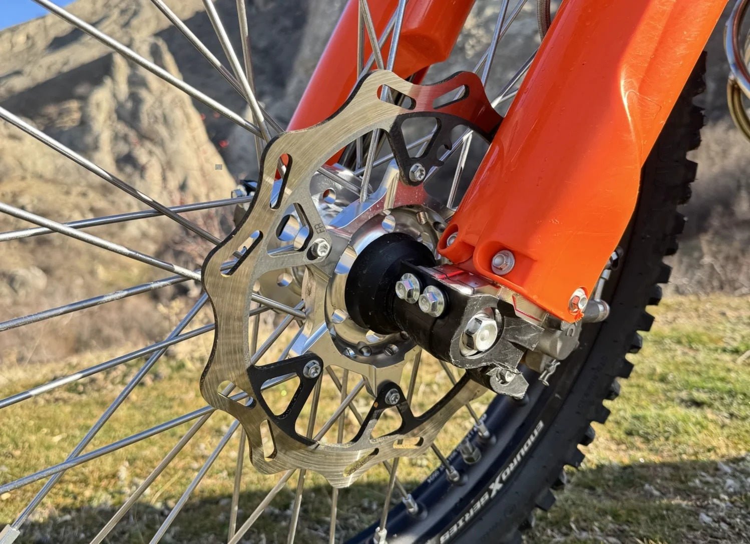 Front brake disc