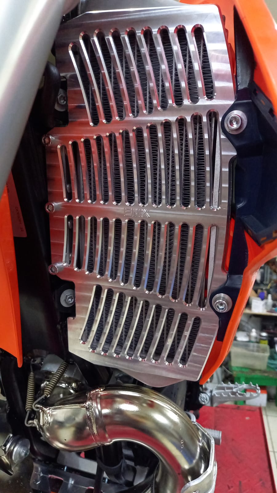 Fully milled radiator guard KTM | Husq | Gas Gas | 2017-2024 | TPI | TBI