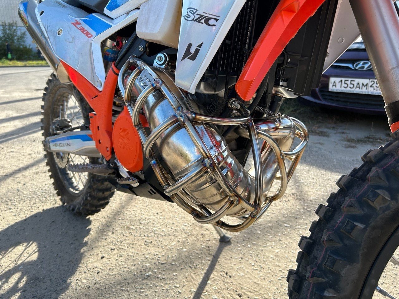 Exhaust Pipe Guard Hengjian Z300 2025