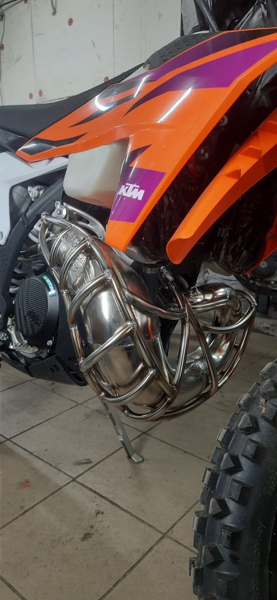 Защита выхлопной трубы FMF KTM | HUSQ | GAS GAS 2024-2026