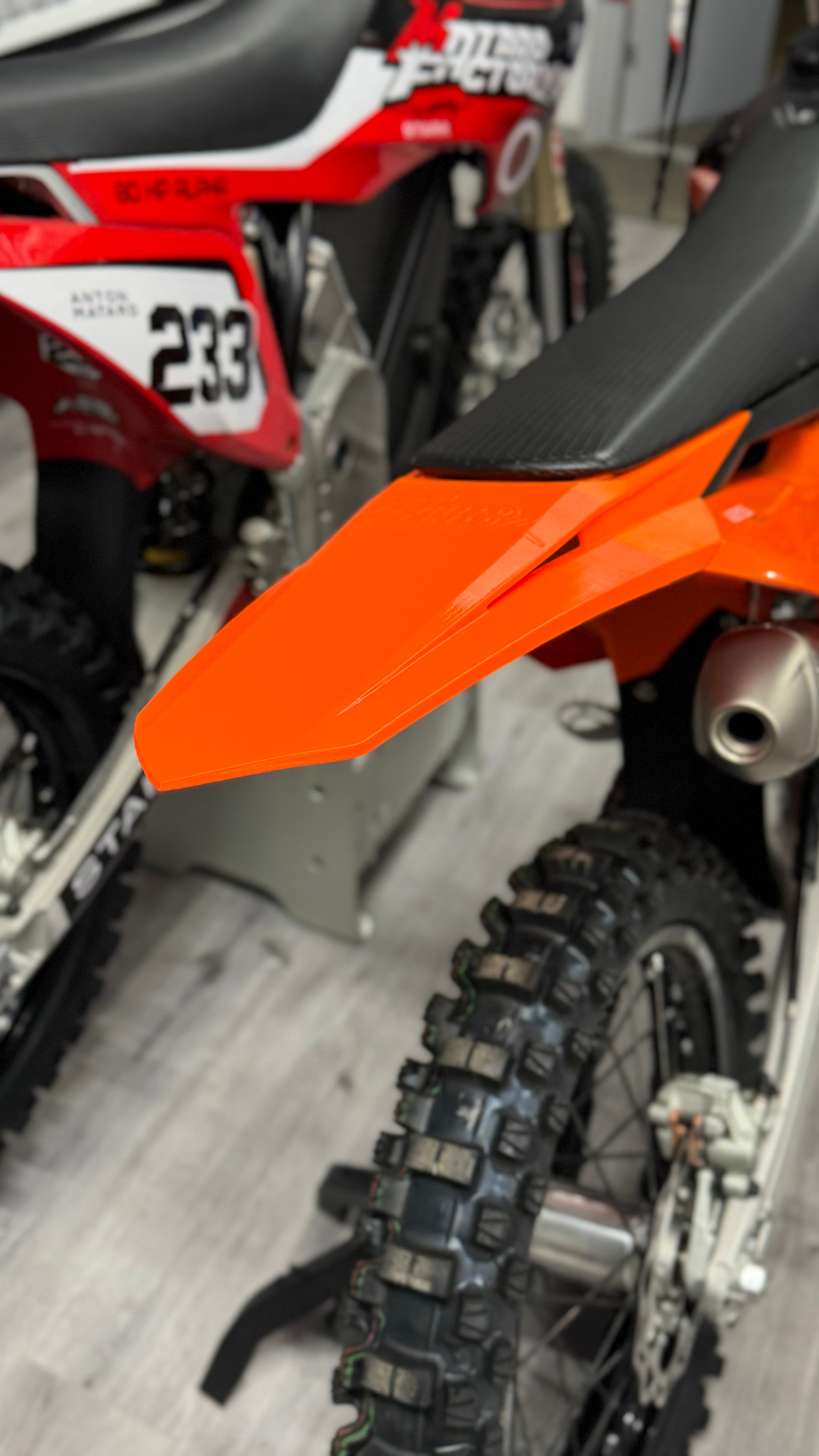 Unbreakable Flexible TPU Rear Fender for KTM TBI (2024-2025)