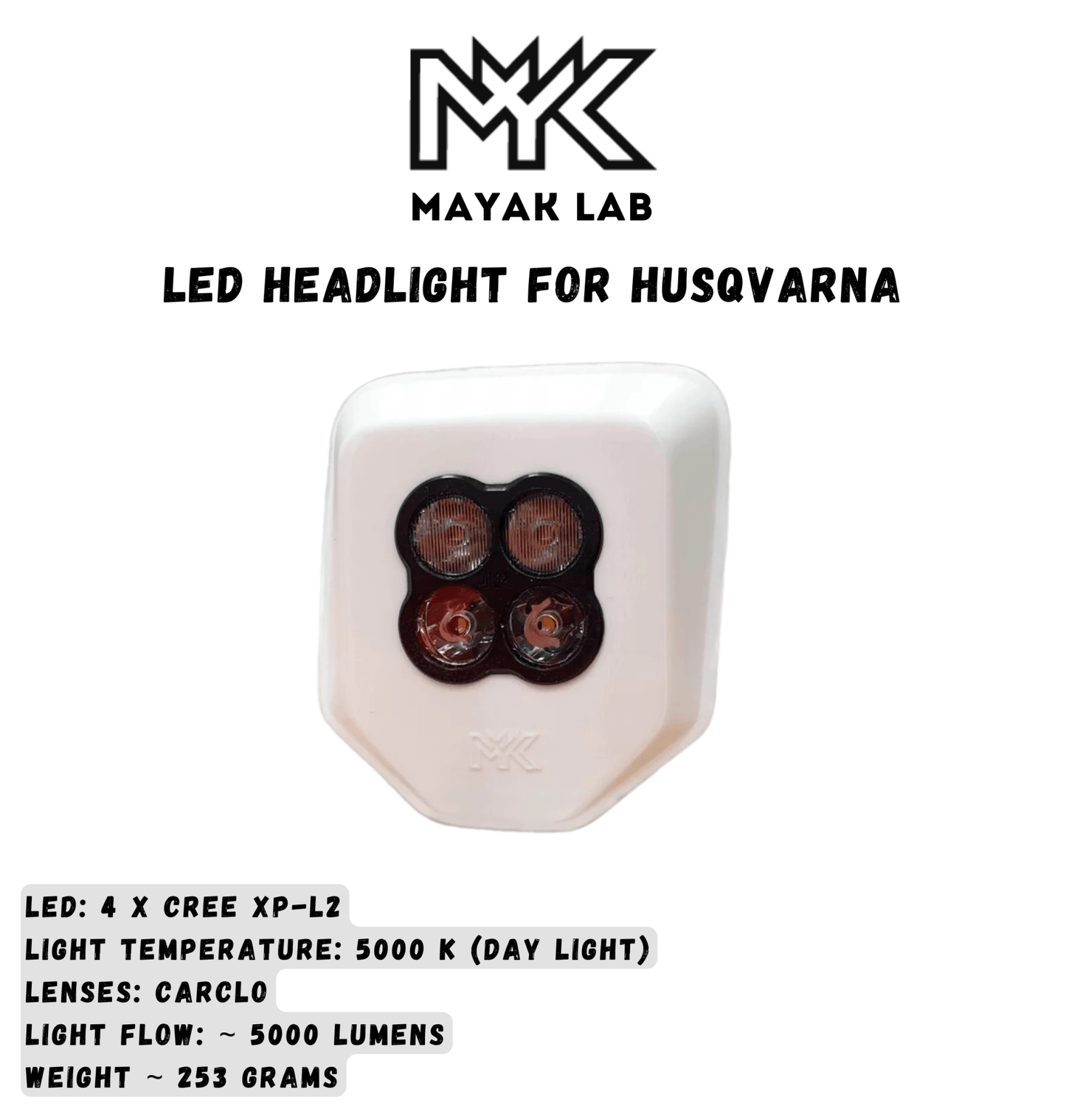 LED headlight for Husqvarna Enduro TE | FE | 2015 - 2024 |