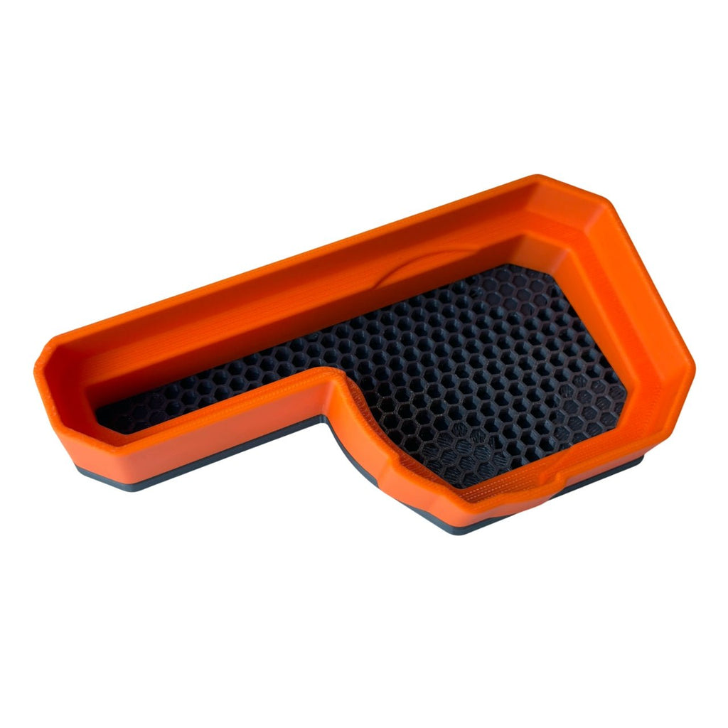 Soporte magnético de pared y tablero perforado para prensas de tubo manuales (25 x 25 x 4,9 cm)