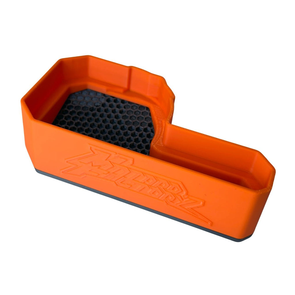 Soporte magnético de pared y tablero perforado para prensas de tubo manuales (25 x 25 x 4,9 cm)