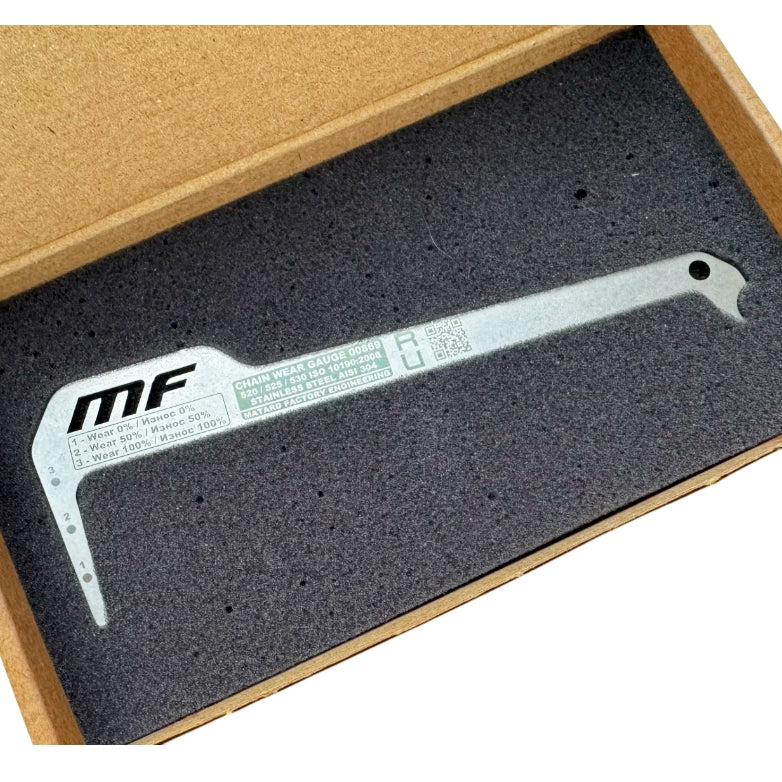 Motorcycle Drive Chain Wear Indicator Tool | 520, 525, 530