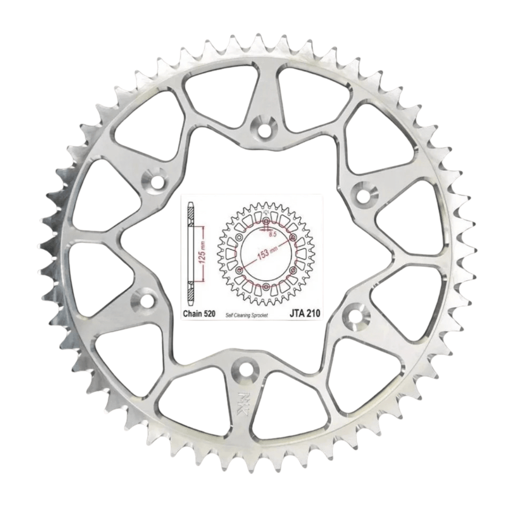 Rear Sprocket Arctic Leopard Cheetah