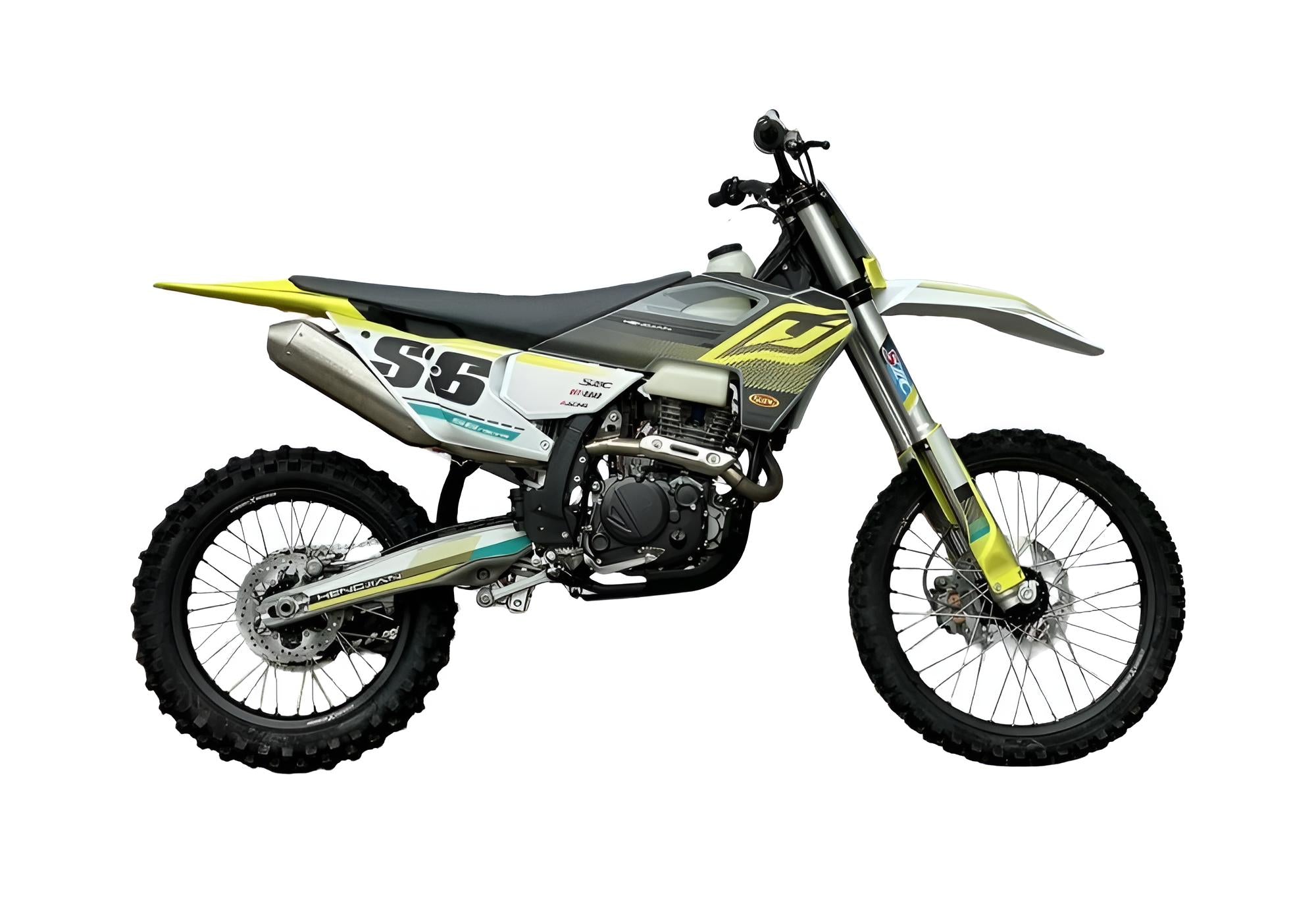 Skid Plate Hengjian S6 YBS 300 (Husqvarna plastic 2021-2023) with link