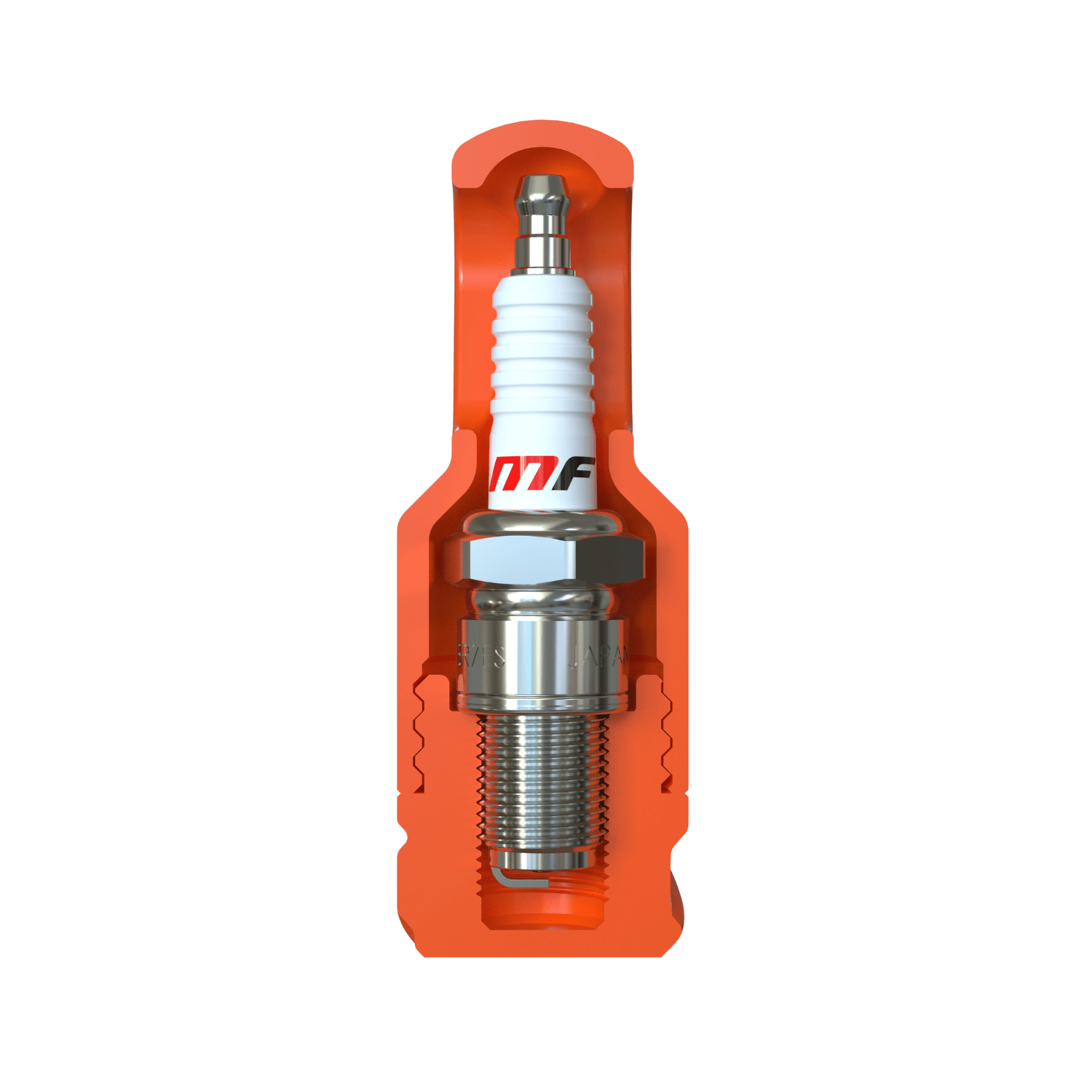 Shockproof TPU Spark Plug Case | Waterproof M14 Holder