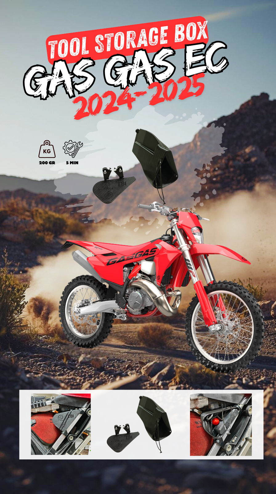 TOOLS STORAGE BOX GasGas 2024-2025