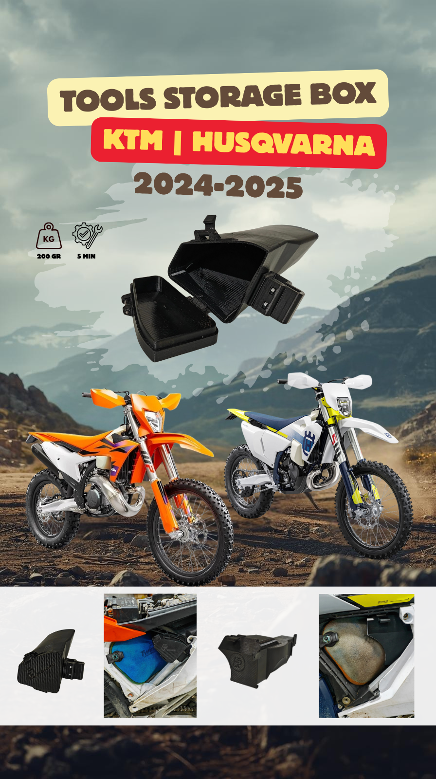 TOOLS STORAGE BOX KTM