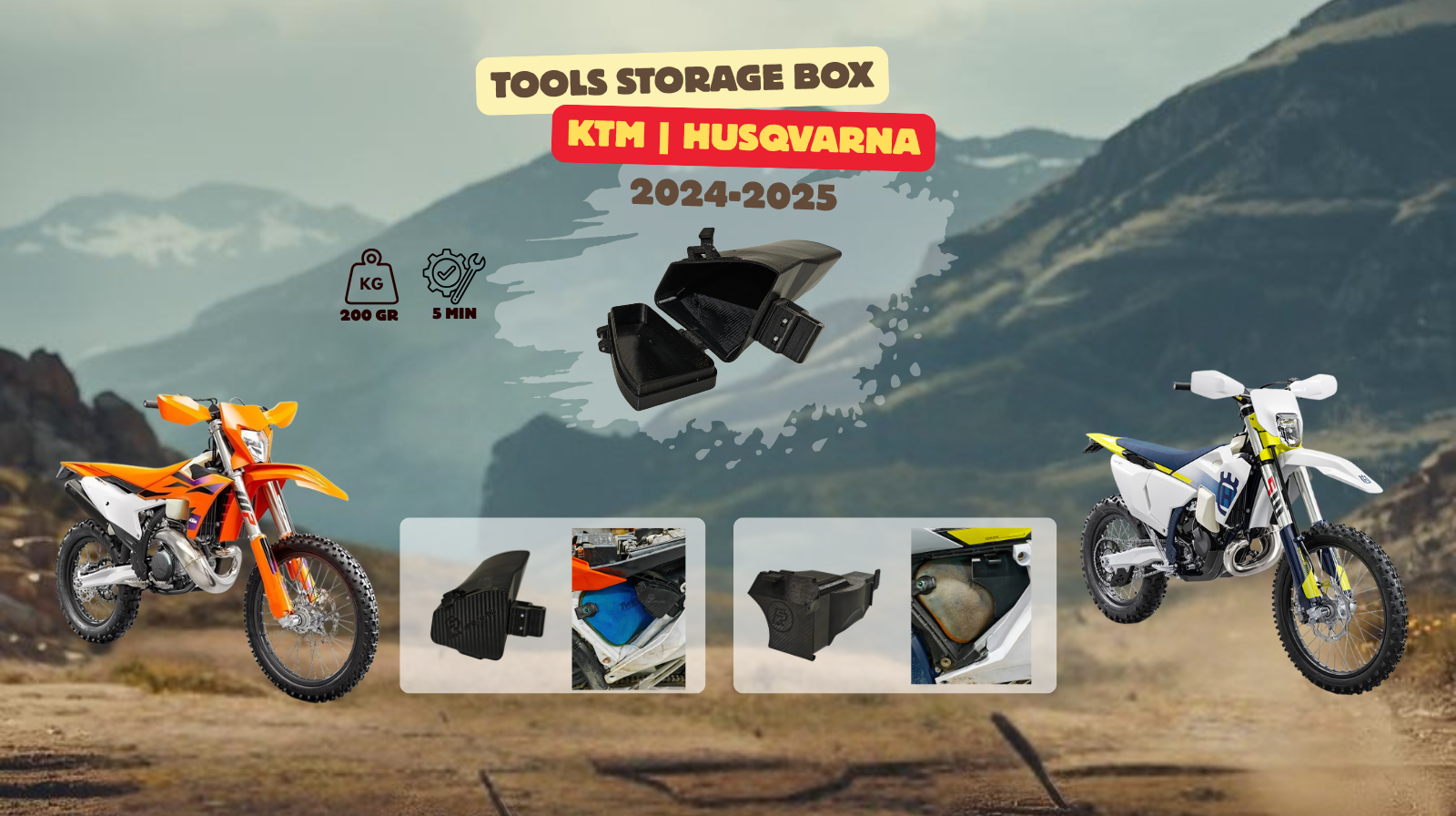TOOLS STORAGE BOX KTM