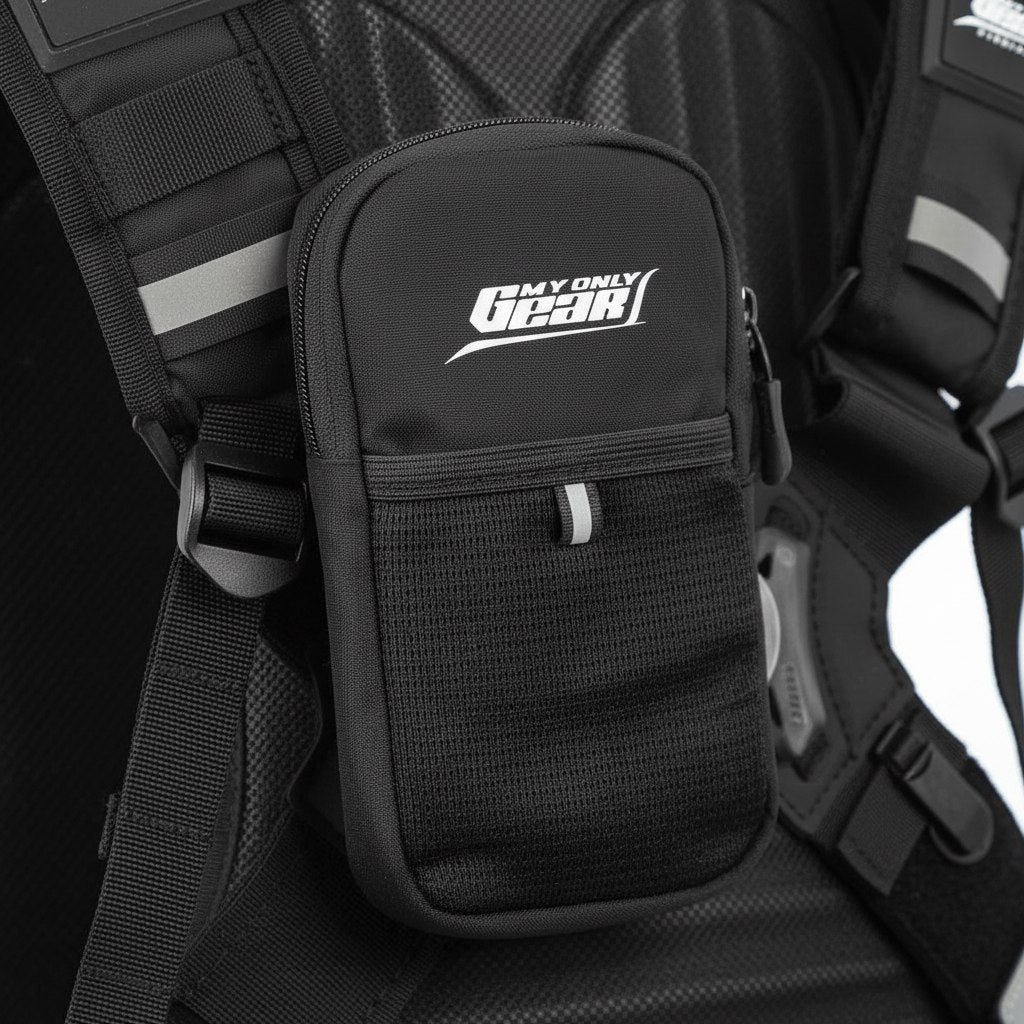 Universal Backpack Phone Pocket | Neoprene Phone Pouch