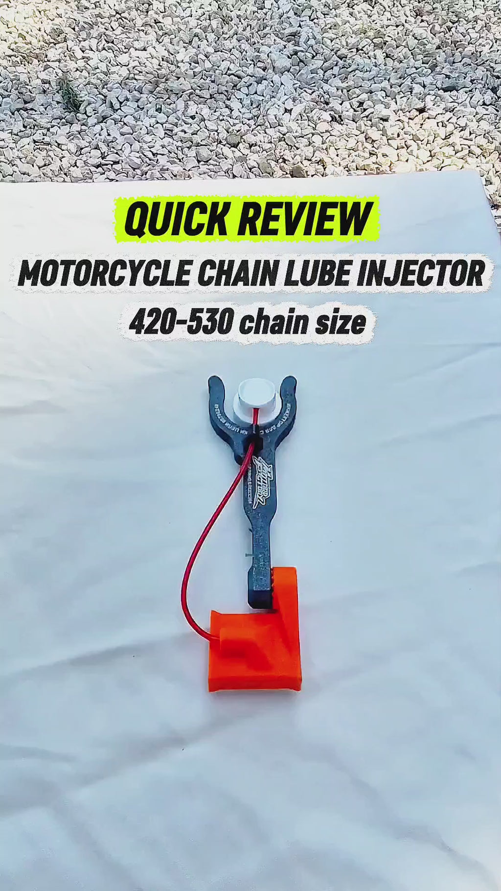 Precision Motorcycle Chain Lube Injector