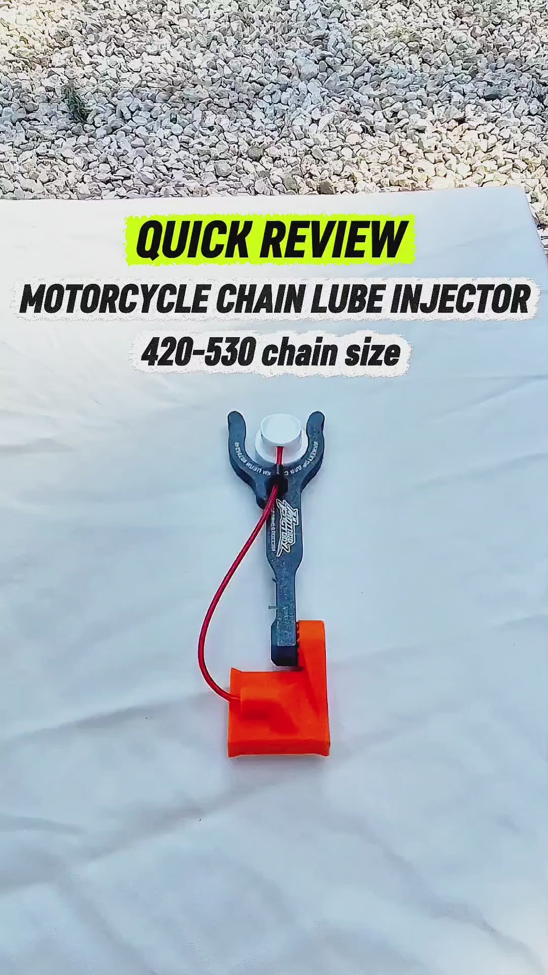 Precision Motorcycle Chain Lube Injector