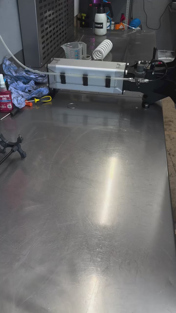 Tapete organizador profesional para válvulas y calzas de amortiguadores de motocicleta