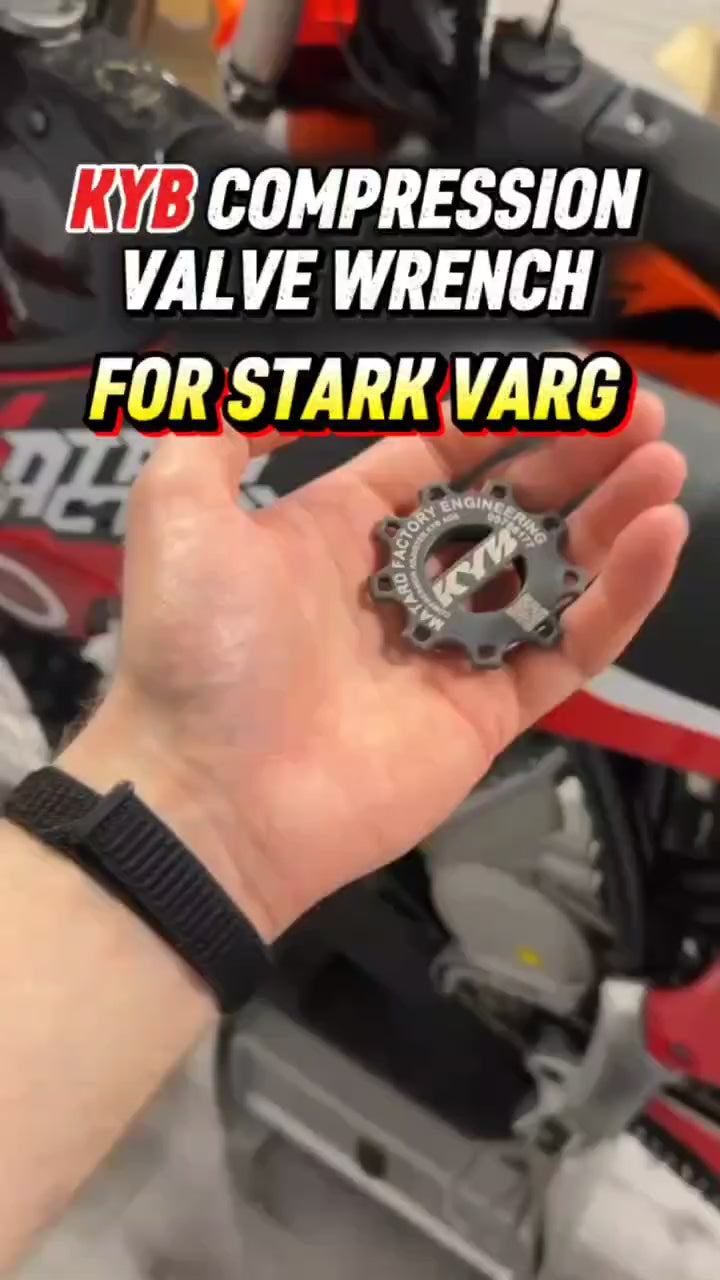 Stark Varg KYB AOS Compression Valve Precision Flat Wrench
