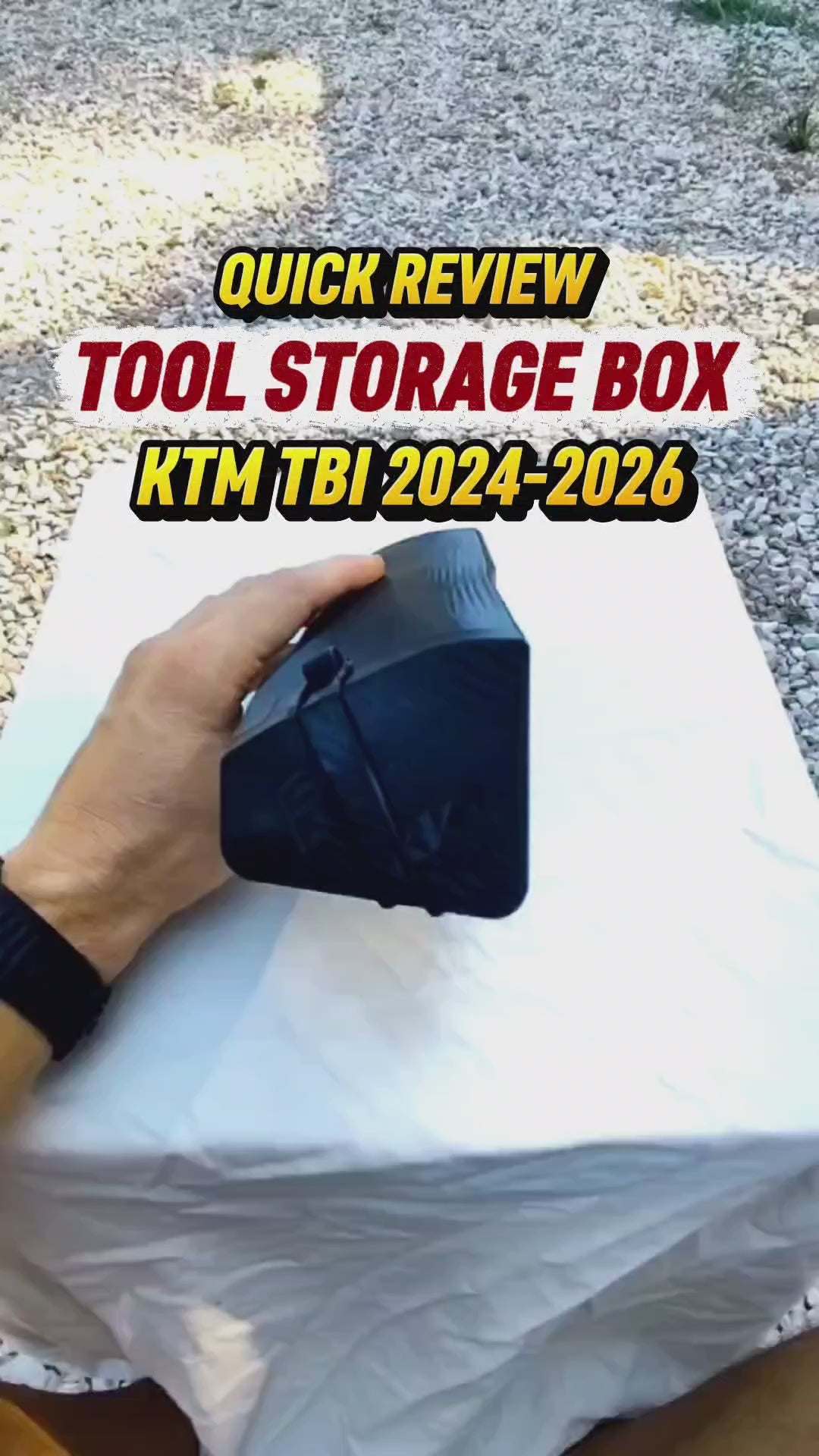 Tool Storage Box For KTM 250-300 TBi 2024-2026 MY