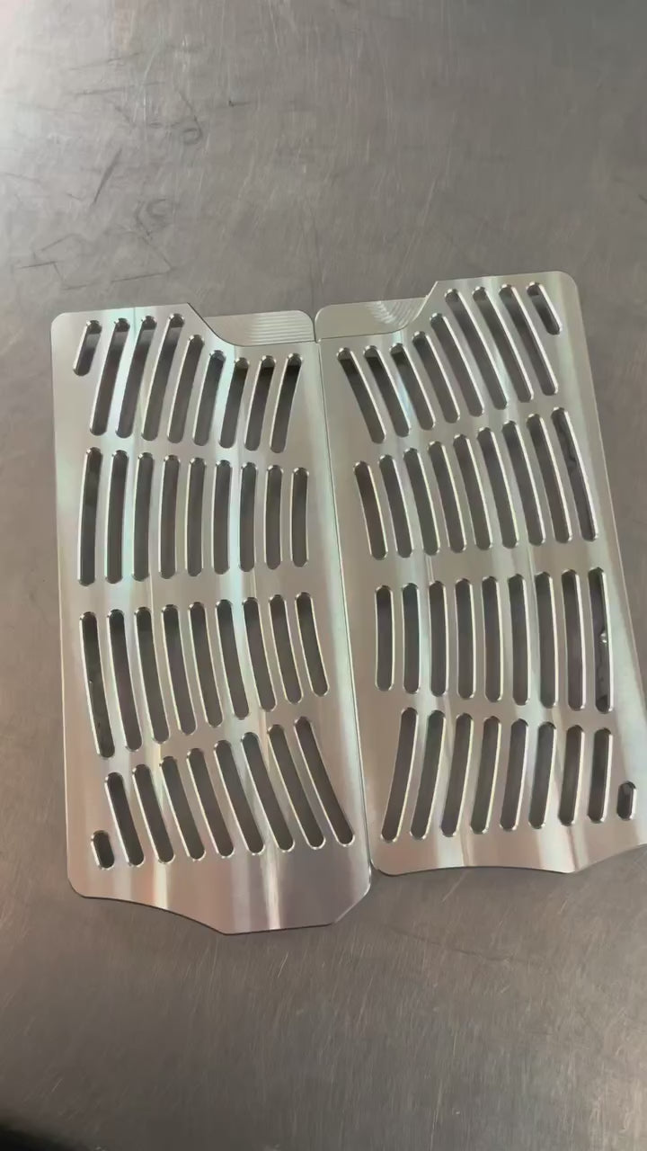 Fully milled radiator guard KTM | Husq | Gas Gas | 2017-2024 | TPI | TBI