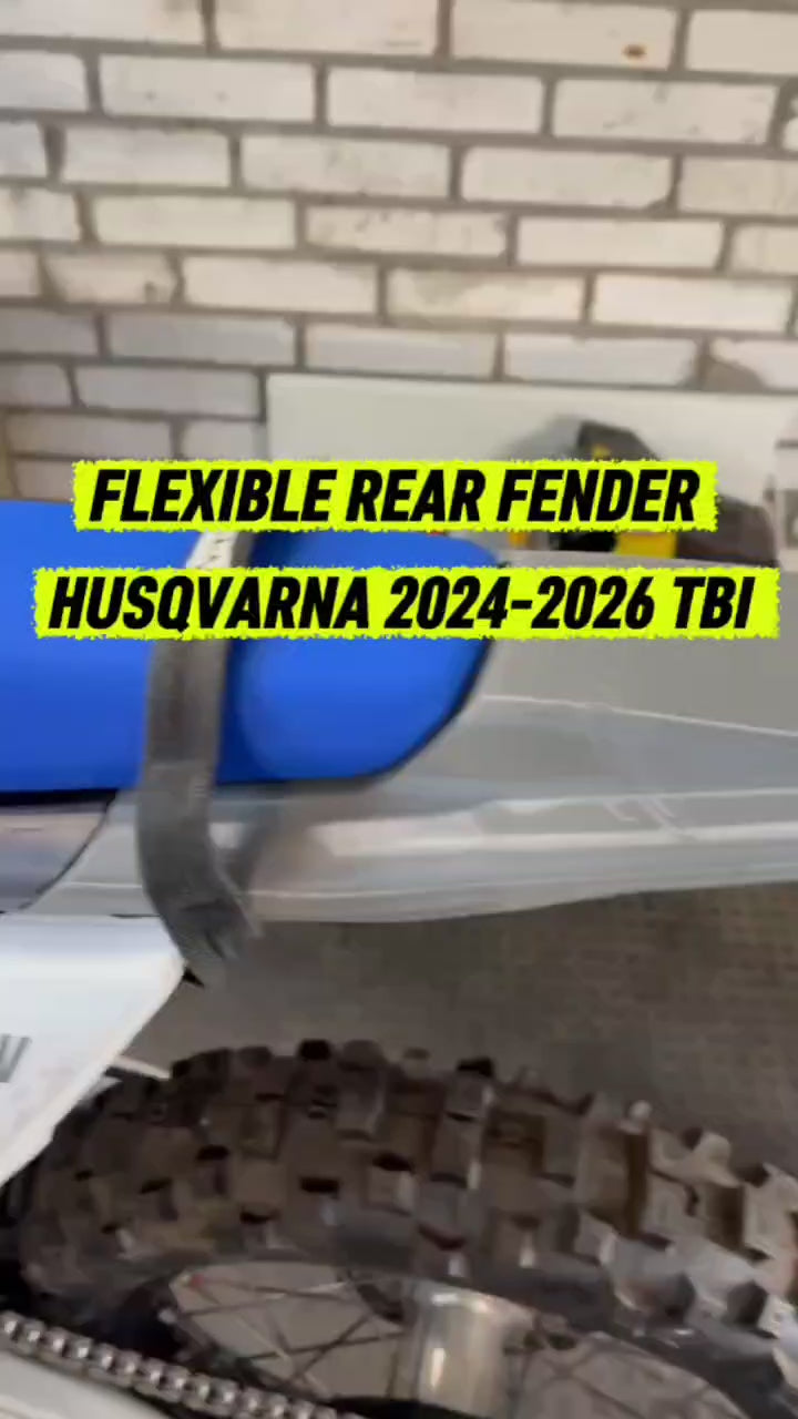 Flexible TPU Rear Fender for Husqvarna TBI 2024-2026