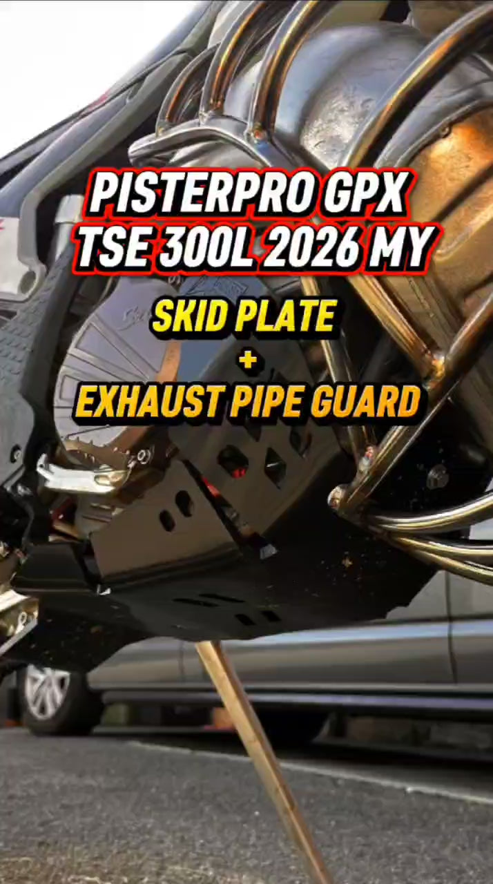 Exhaust Pipe Guard Pitsterpro TSE 300R\300L 2025-2026