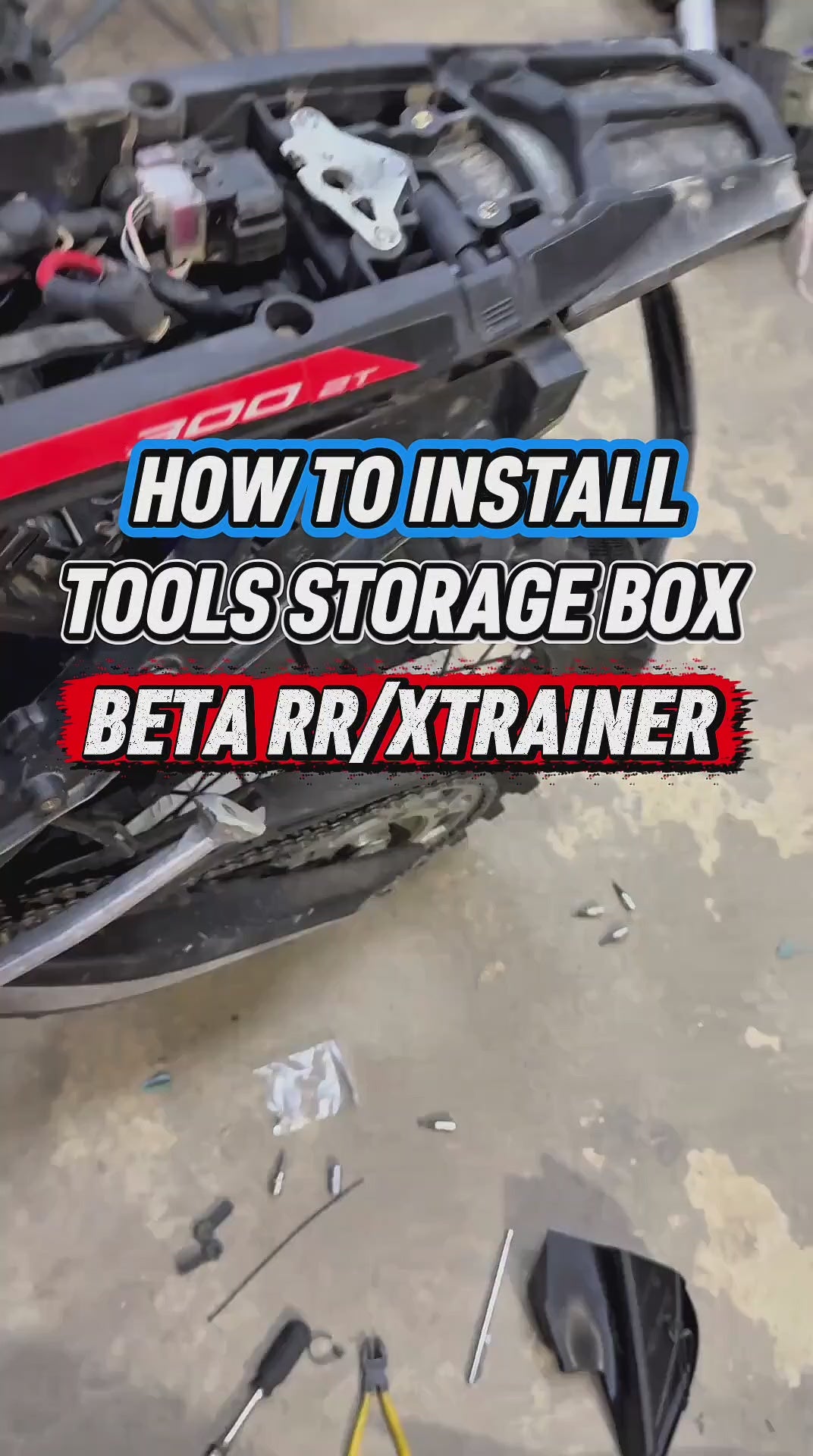 Tool Storage Box For BETA RR 2020 + | XTRAINER 2023 +